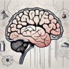 damage to which cranial nerve may lead to decreased olfactory acuity A human brain with the olfactory nerve highlighted and a broken line or visual cue indicating damage