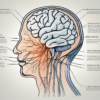 the olfactory nerve controls what function? The olfactory nerve in relation to the brain and nose