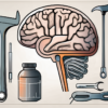 how to fix olfactory nerve A cross-section of the human brain highlighting the olfactory nerve